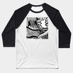 abstract ink design Baseball T-Shirt